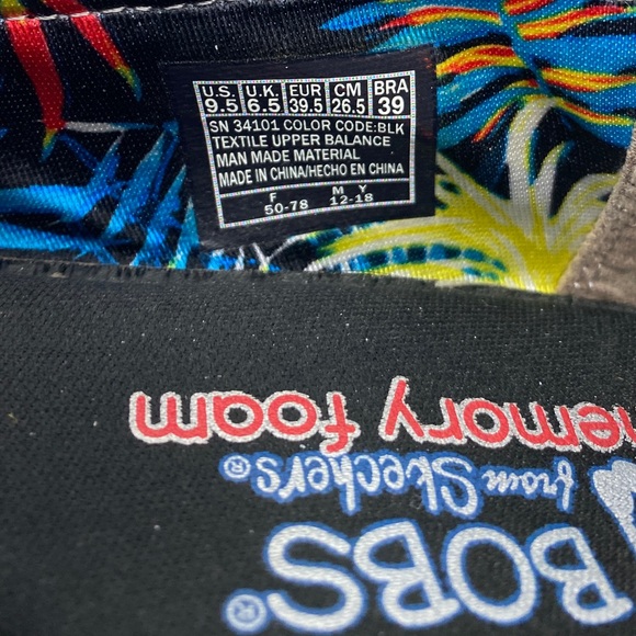 BOBS from Skechers Espadrilles Black size 9.5 - Picture 14 of 16